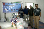 Aid to the victims of ethnic conflicts at Assam Nagaland border.